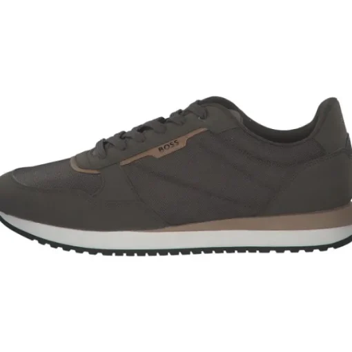 Herren Hugo Boss Klassische- & Business Schuhe<50529542 302 Kai_Runn_nupny, Klassische- & Business Schuhe, Herren, Dark Green
