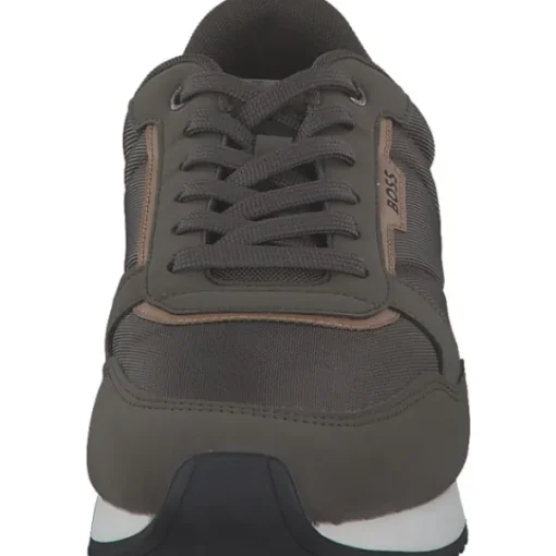 Herren Hugo Boss Klassische- & Business Schuhe<50529542 302 Kai_Runn_nupny, Klassische- & Business Schuhe, Herren, Dark Green
