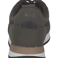 Herren Hugo Boss Klassische- & Business Schuhe<50529542 302 Kai_Runn_nupny, Klassische- & Business Schuhe, Herren, Dark Green