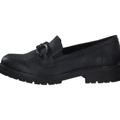 Damen Jana Shoes Slipper<24763, Mokassins, Damen, Schwarz