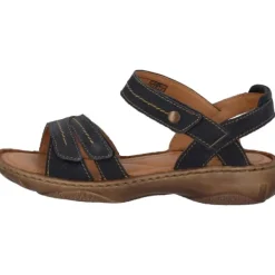 Damen Josef Seibel Sandaletten<64902651/530 HANNAH 02, Keilsandaletten, Damen, Blau/Braun