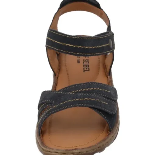 Damen Josef Seibel Sandaletten<64902651/530 HANNAH 02, Keilsandaletten, Damen, Blau/Braun