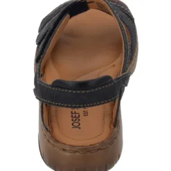 Damen Josef Seibel Sandaletten<64902651/530 HANNAH 02, Keilsandaletten, Damen, Blau/Braun
