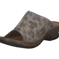 Damen Josef Seibel Pantoletten & Badeschuhe<Catalonia 58 56558, Plateau-Pantoletten, Damen, CREME-MULTI