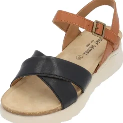 Damen Josef Seibel Sandaletten<Celine 03 73403, Keilsandaletten, Damen, SCHWARZ-KOMBI