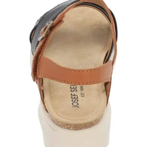 Damen Josef Seibel Sandaletten<Celine 03 73403, Keilsandaletten, Damen, SCHWARZ-KOMBI