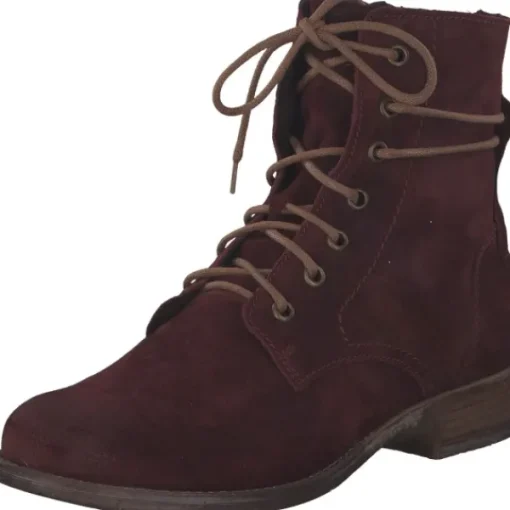 Damen Josef Seibel Stiefel<Sienna 70 99670, Schnürstiefeletten, Damen, Dunkelrot