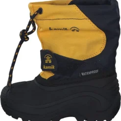 Kinder Kamik Stiefel<Snowfox 3WP NF8403/NF4403 M, Winterstiefel, Kinder, navy/citrus-marine