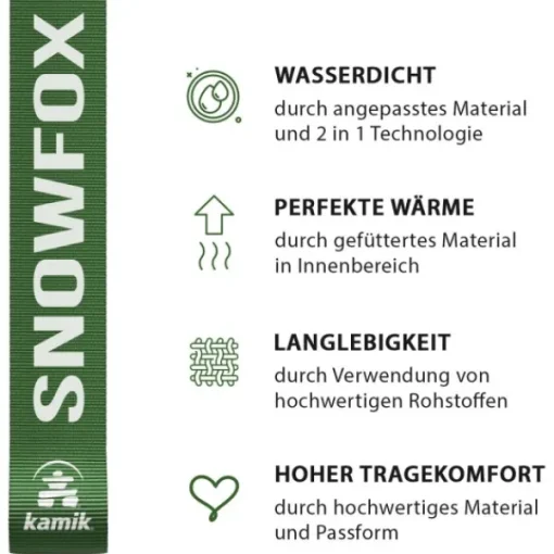 Kinder Kamik Stiefel<Snowfox 3WP NF8403/NF4403 M, Winterstiefel, Kinder, navy blue-bleu marin