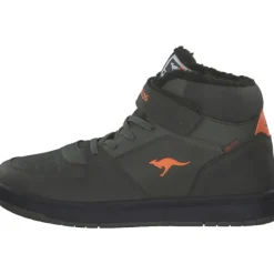 Kinder KangaROOS Stiefel<10179-8090 K-CP Bound Mid EV, Winterstiefel, Kinder, military green/flame