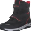 Kinder KangaROOS Stiefel<10223/5053 K-MJ Hunter RTX FX, Winterstiefel, Kinder, jet black/fiery red