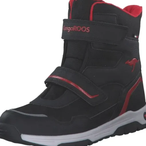 Kinder KangaROOS Stiefel<10223/5053 K-MJ Hunter RTX FX, Winterstiefel, Kinder, jet black/fiery red