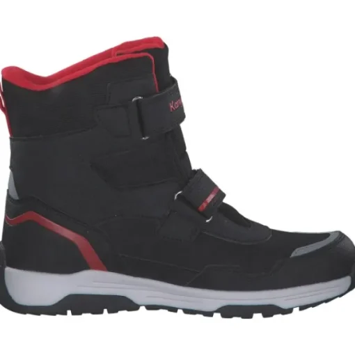 Kinder KangaROOS Stiefel<10223/5053 K-MJ Hunter RTX FX, Winterstiefel, Kinder, jet black/fiery red