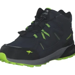 Kinder KangaROOS Stiefel<18801, Stiefel (Kinder), Kinder, Dunkelblau/Lime
