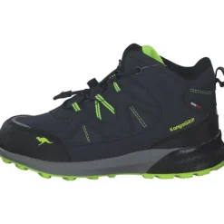 Kinder KangaROOS Stiefel<18801, Stiefel (Kinder), Kinder, Dunkelblau/Lime