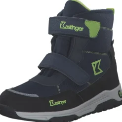 Kinder Kastinger Stiefel<510012-4054 Hagler Mid V KTX, Winterstiefel, Kinder, dk navy/lime