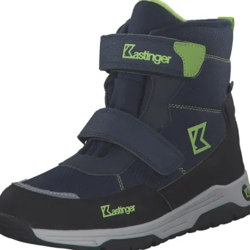 Kinder Kastinger Stiefel<510012-4054 Hagler Mid V KTX, Winterstiefel, Kinder, dk navy/lime