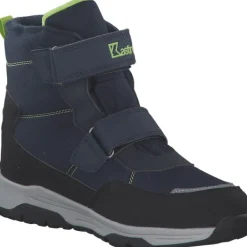 Kinder Kastinger Stiefel<510012-4054 Hagler Mid V KTX, Winterstiefel, Kinder, dk navy/lime
