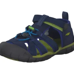 Kinder Keen Sandalen<Seacamp II CNX 1022978, Sandalen (Kinder), Kinder, blue depths/chartreuse