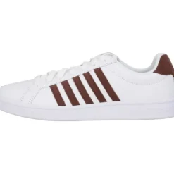 Herren K-Swiss Klassische- & Business Schuhe<Court Tiebreak 07011, Klassische- & Business Schuhe, Herren, Weiß/Braun