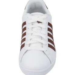 Herren K-Swiss Klassische- & Business Schuhe<Court Tiebreak 07011, Klassische- & Business Schuhe, Herren, Weiß/Braun