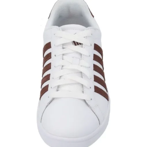 Herren K-Swiss Klassische- & Business Schuhe<Court Tiebreak 07011, Klassische- & Business Schuhe, Herren, Weiß/Braun
