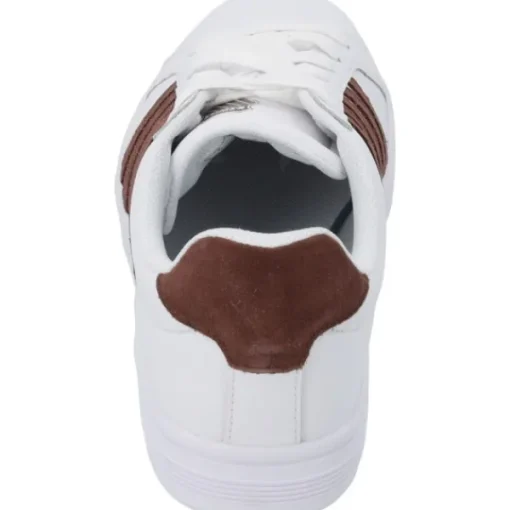 Herren K-Swiss Klassische- & Business Schuhe<Court Tiebreak 07011, Klassische- & Business Schuhe, Herren, Weiß/Braun