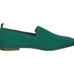 Damen La Strada Slipper<2111884, Mokassins, Damen, green knitted