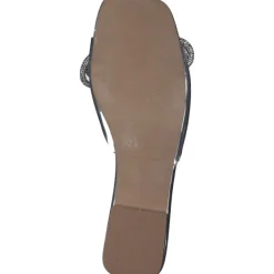 Damen La Strada Pantoletten & Badeschuhe<2103166, Plateau-Pantoletten, Damen, SILVER