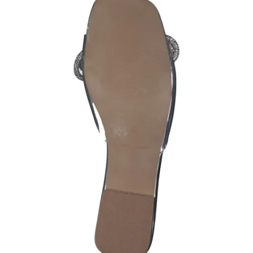 Damen La Strada Pantoletten & Badeschuhe<2103166, Plateau-Pantoletten, Damen, SILVER