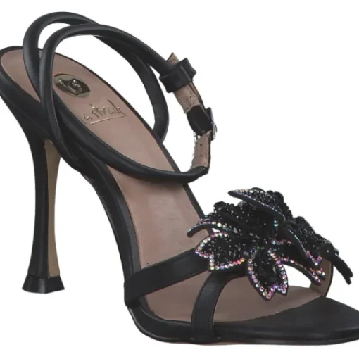 Damen La Strada Sandaletten<2201104, Plateau-Sandaletten, Damen, soft black