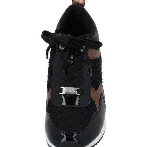 Damen La Strada Klassische- & Business Schuhe<2303455-1045 SNEAKER, Schnürschuhe, Damen, BLACK/BRONZE/MESH