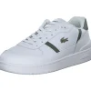 Herren Lacoste Klassische- & Business Schuhe<48SMA0031_1R5 T-CLIP SET, Klassische- & Business Schuhe, Herren, WHT/DK GRN