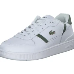 Herren Lacoste Klassische- & Business Schuhe<48SMA0031_1R5 T-CLIP SET, Klassische- & Business Schuhe, Herren, WHT/DK GRN