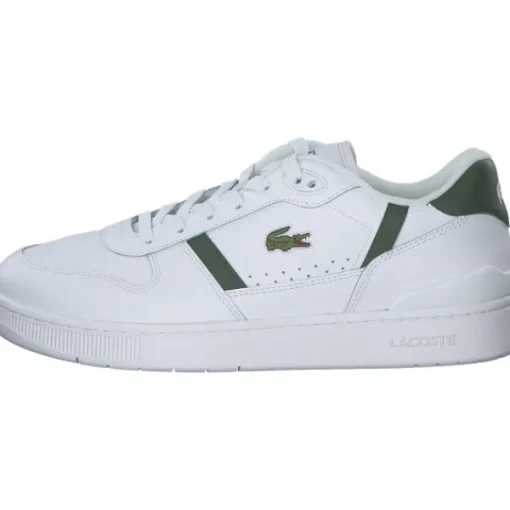 Herren Lacoste Klassische- & Business Schuhe<48SMA0031_1R5 T-CLIP SET, Klassische- & Business Schuhe, Herren, WHT/DK GRN