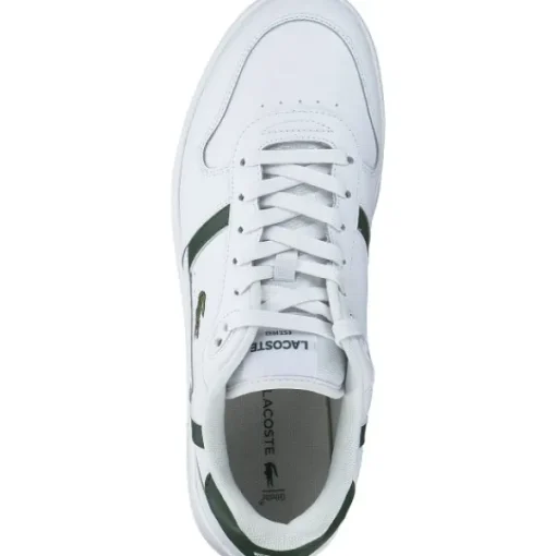 Herren Lacoste Klassische- & Business Schuhe<48SMA0031_1R5 T-CLIP SET, Klassische- & Business Schuhe, Herren, WHT/DK GRN
