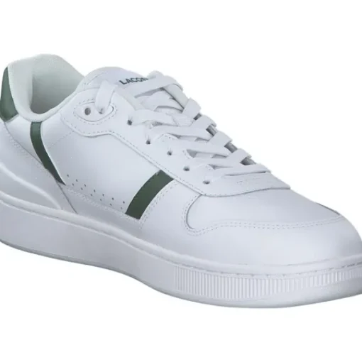 Herren Lacoste Klassische- & Business Schuhe<48SMA0031_1R5 T-CLIP SET, Klassische- & Business Schuhe, Herren, WHT/DK GRN