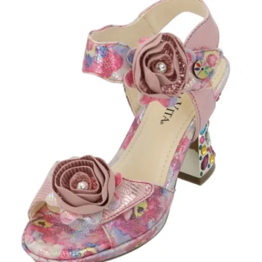 Damen Laura Vita Sandaletten<Hicao 624, Plateau-Sandaletten, Damen, Rosa