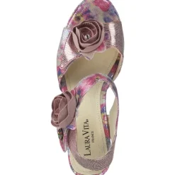 Damen Laura Vita Sandaletten<Hicao 624, Plateau-Sandaletten, Damen, Rosa