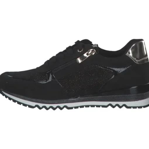 Damen Marco Tozzi Klassische- & Business Schuhe<2-23749-41/085 , Schnürschuhe, Damen, BLACK/GOLD