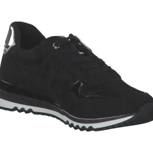 Damen Marco Tozzi Klassische- & Business Schuhe<2-23749-41/085 , Schnürschuhe, Damen, BLACK/GOLD