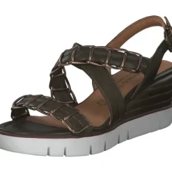 Damen Marco Tozzi Sandaletten<88705, Keilsandaletten, Damen, Grün