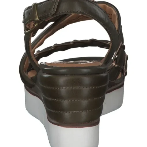 Damen Marco Tozzi Sandaletten<88705, Keilsandaletten, Damen, Grün