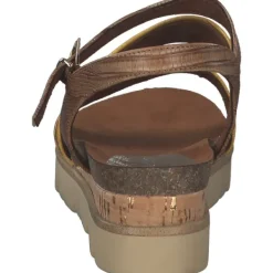 Damen Marco Tozzi Sandalen<28515, Klassische Sandalen, Damen, cognac