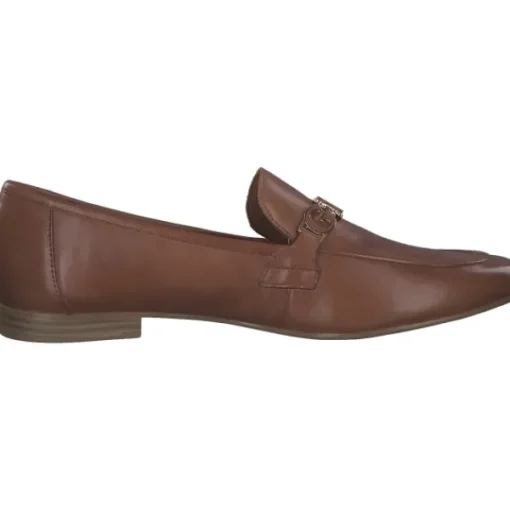 Damen Marco Tozzi Slipper<2-84200-42/347, Mokassins, Damen, Braun (Cognac Nappa)