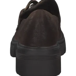 Damen Marco Tozzi Slipper<24705, Mokassins, Damen, CAFE NUBUCK