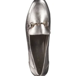 Damen Marco Tozzi Slipper<24213, Mokassins, Damen, PLATINUM