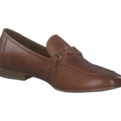 Damen Marco Tozzi Slipper<2-84200-42/347, Mokassins, Damen, Braun (Cognac Nappa)