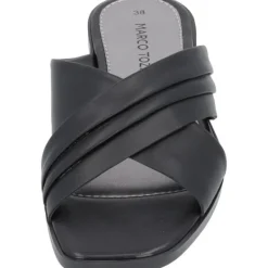 Damen Marco Tozzi Pantoletten & Badeschuhe<27171, Pantoletten, Damen, Schwarz