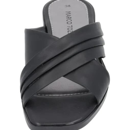 Damen Marco Tozzi Pantoletten & Badeschuhe<27171, Pantoletten, Damen, Schwarz